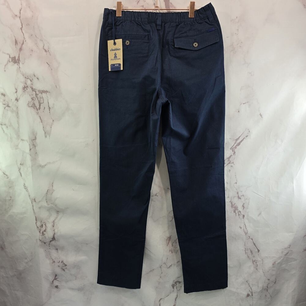 Chubbies Pants Mens Blue Armadas Originals Stretch Twill Chino Navy